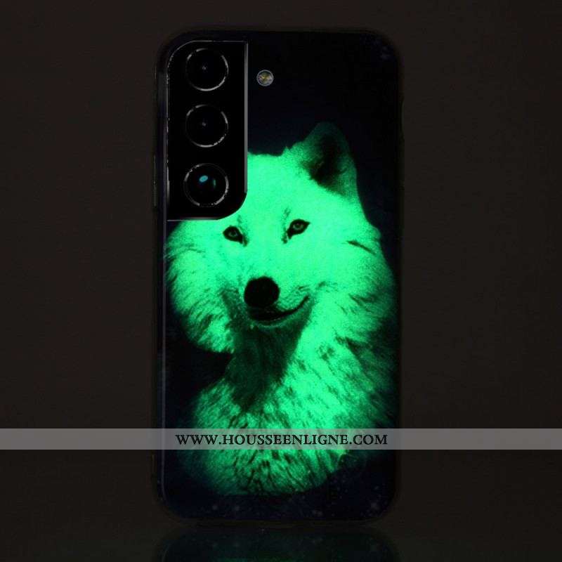 Coque Samsung Galaxy S22 Plus 5G Loup Fluorescente