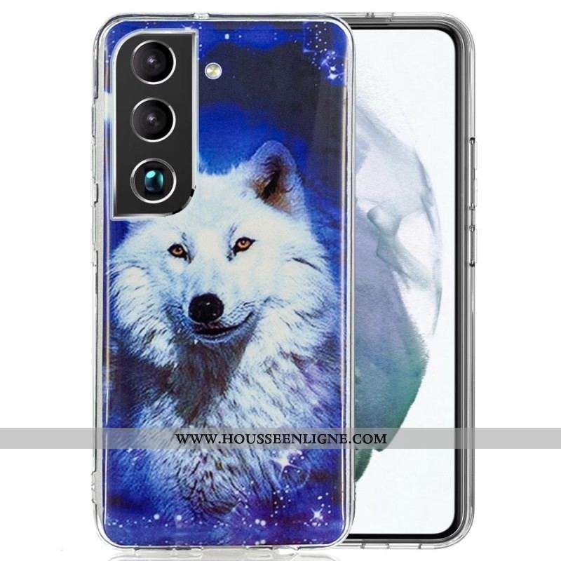 Coque Samsung Galaxy S22 Plus 5G Loup Fluorescente