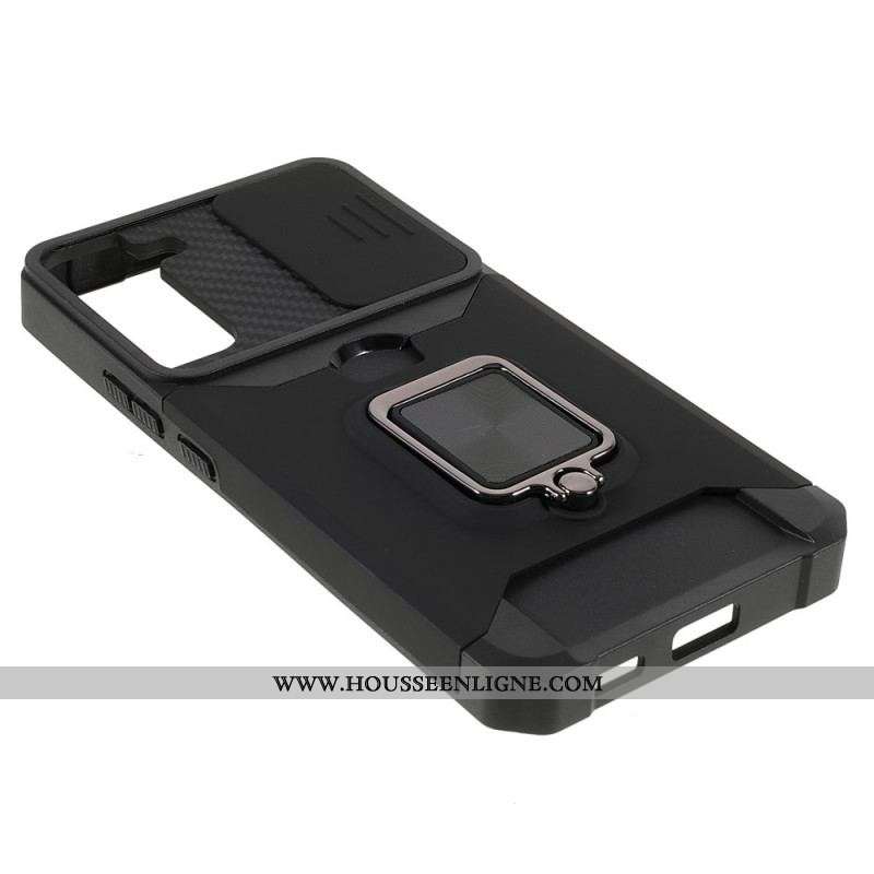 Coque Samsung Galaxy S22 Plus 5G Multi-Fonctionnelle Protège-Lentilles