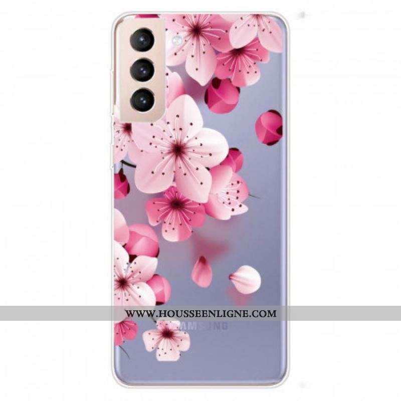 Coque Samsung Galaxy S22 Plus 5G Petites Fleurs Roses