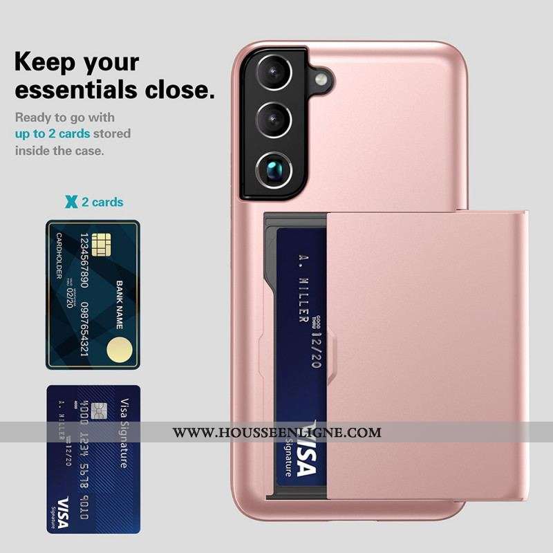 Coque Samsung Galaxy S22 Plus 5G Porte-Carte à Glissière