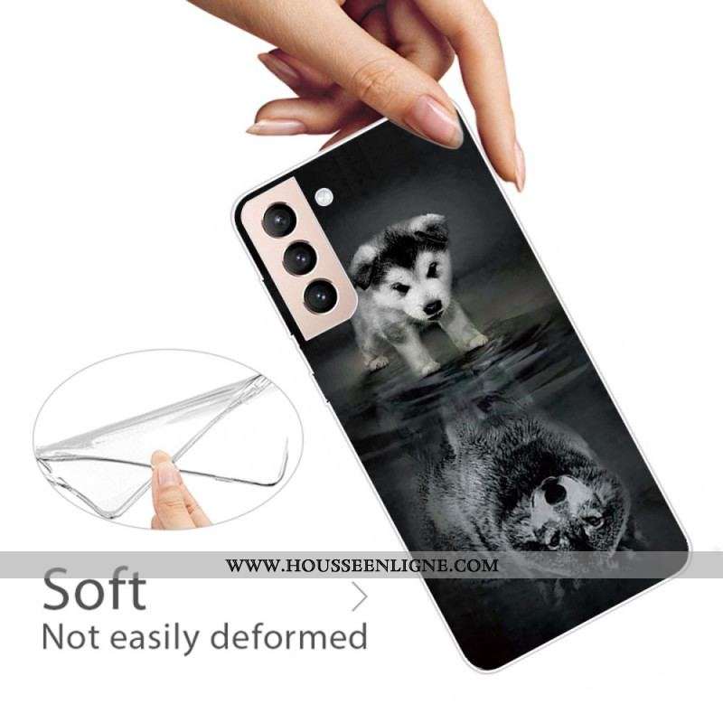Coque Samsung Galaxy S22 Plus 5G Rêve de Chiot