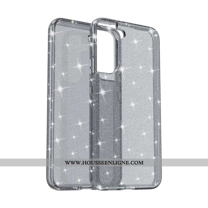 Coque Samsung Galaxy S22 Plus 5G Transparente Paillettes
