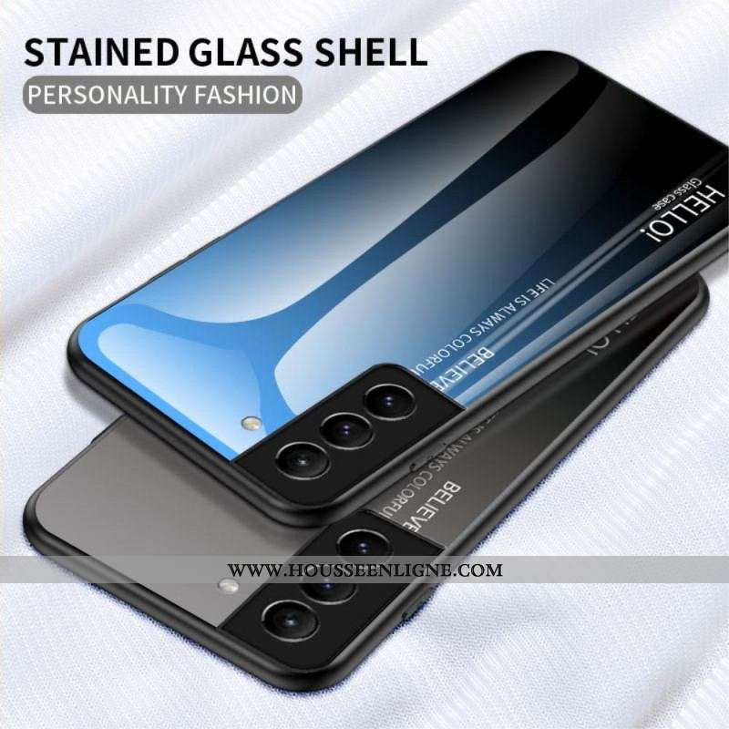 Coque Samsung Galaxy S22 Plus 5G Verre Trempé Hello
