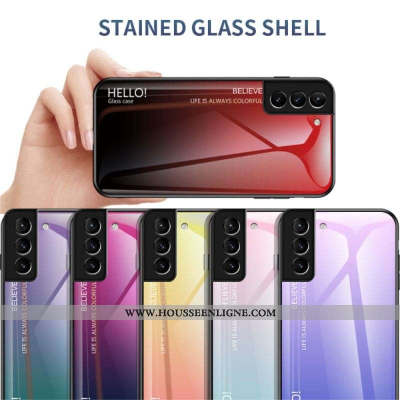 Coque Samsung Galaxy S22 Plus 5G Verre Trempé Hello