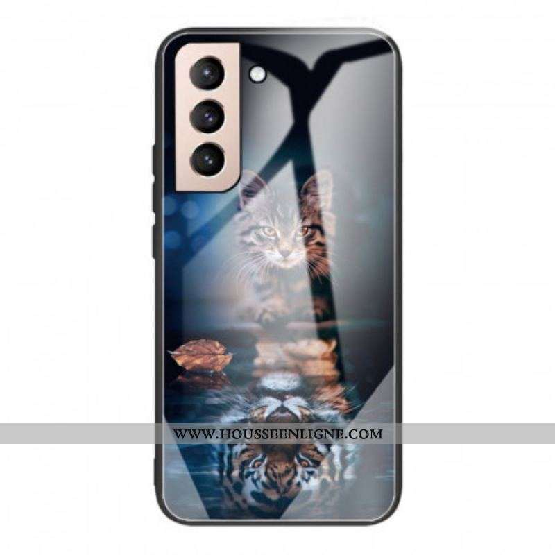 Coque Samsung Galaxy S22 Plus 5G Verre Trempé Mon Tigre