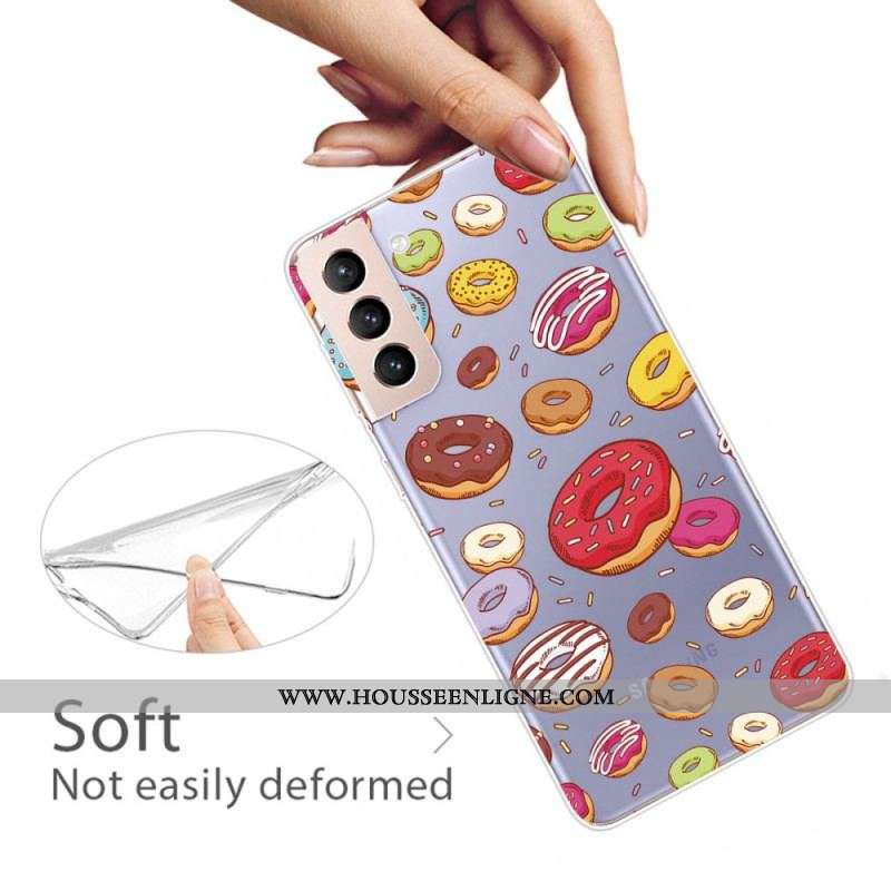 Coque Samsung Galaxy S22 Plus 5G love Donuts