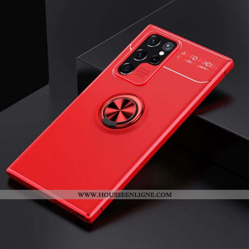 Coque Samsung Galaxy S22 Ultra 5G Anneau Rotatif
