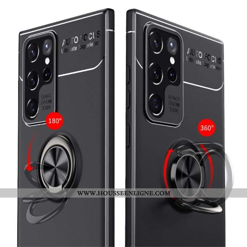 Coque Samsung Galaxy S22 Ultra 5G Anneau Rotatif