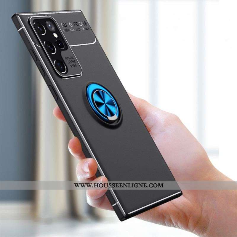 Coque Samsung Galaxy S22 Ultra 5G Anneau Rotatif