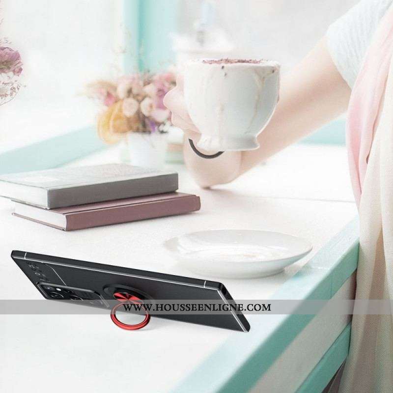 Coque Samsung Galaxy S22 Ultra 5G Anneau Rotatif