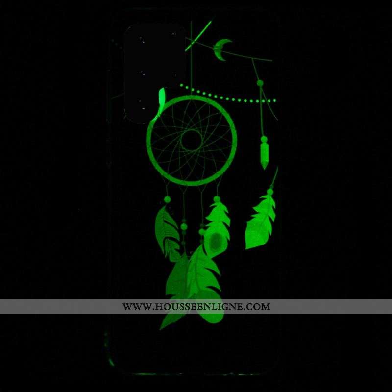 Coque Samsung Galaxy S22 Ultra 5G Attrape Rêves Unique Fluorescente