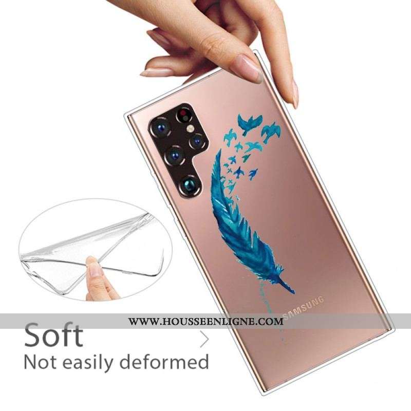 Coque Samsung Galaxy S22 Ultra 5G Belle Plume