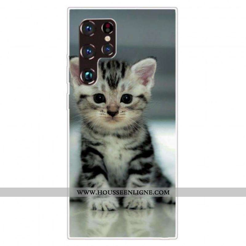 Coque Samsung Galaxy S22 Ultra 5G Chaton Chaton