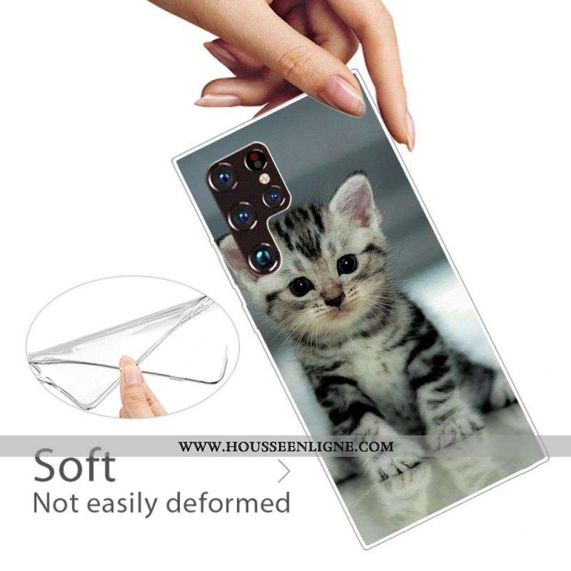 Coque Samsung Galaxy S22 Ultra 5G Chaton Chaton