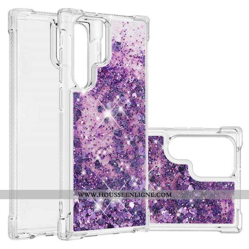 Coque Samsung Galaxy S22 Ultra 5G Désires Paillettes