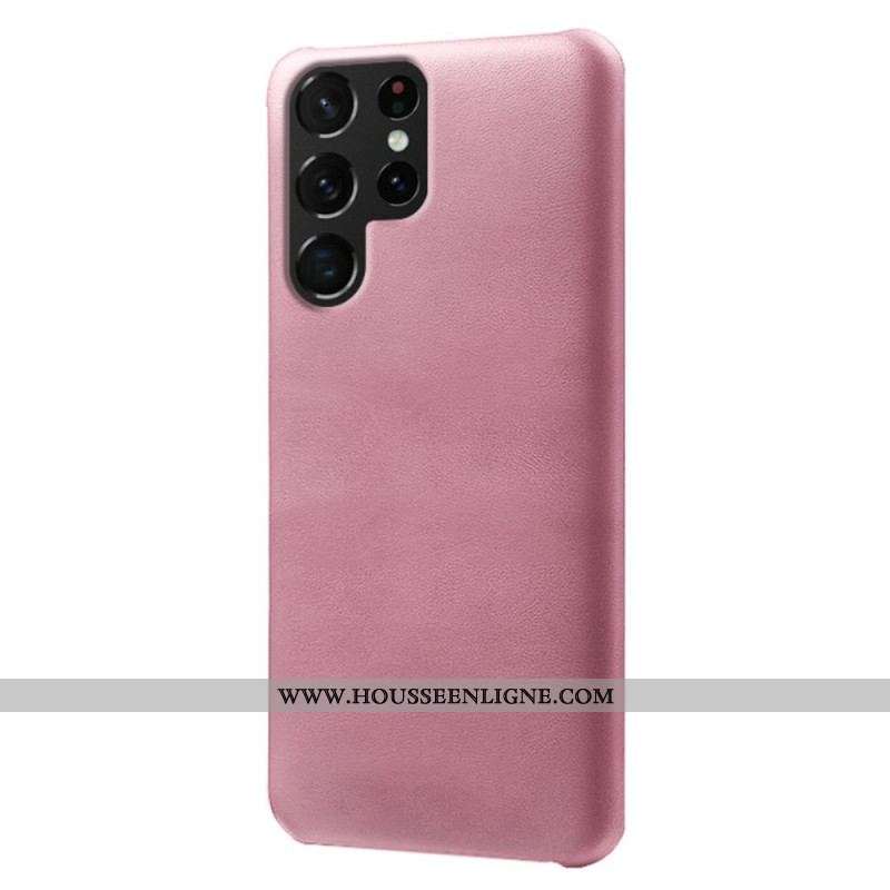 Coque Samsung Galaxy S22 Ultra 5G Effet Cuir KSQ