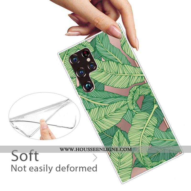 Coque Samsung Galaxy S22 Ultra 5G Feuillage
