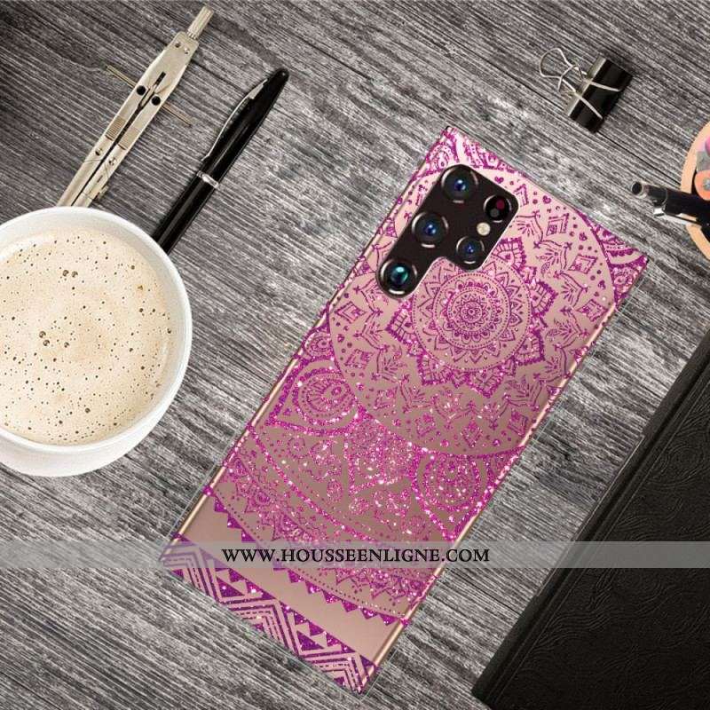 Coque Samsung Galaxy S22 Ultra 5G Mandala Design