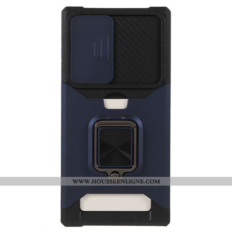 Coque Samsung Galaxy S22 Ultra 5G Multi-Fonctionnelle Protège-Lentilles
