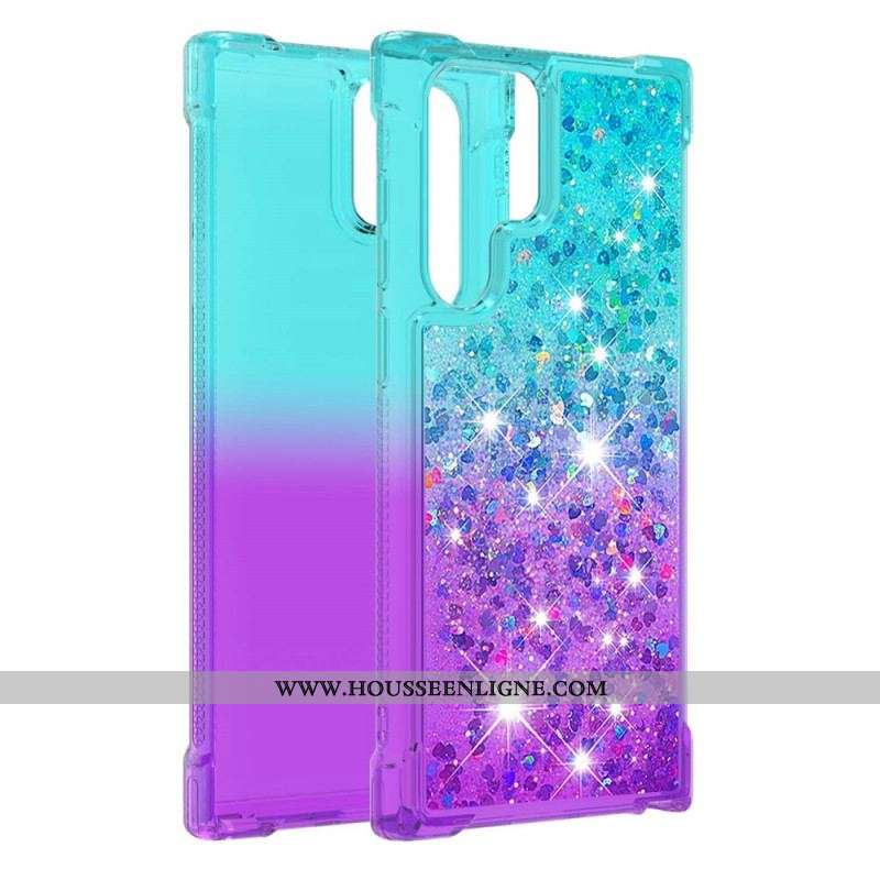 Coque Samsung Galaxy S22 Ultra 5G Paillettes Colors