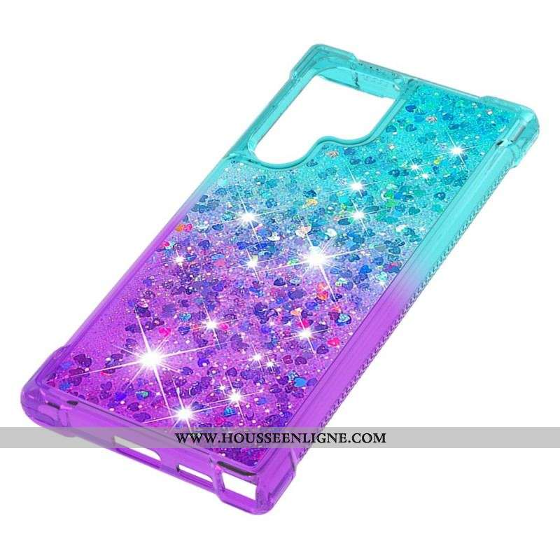Coque Samsung Galaxy S22 Ultra 5G Paillettes Colors