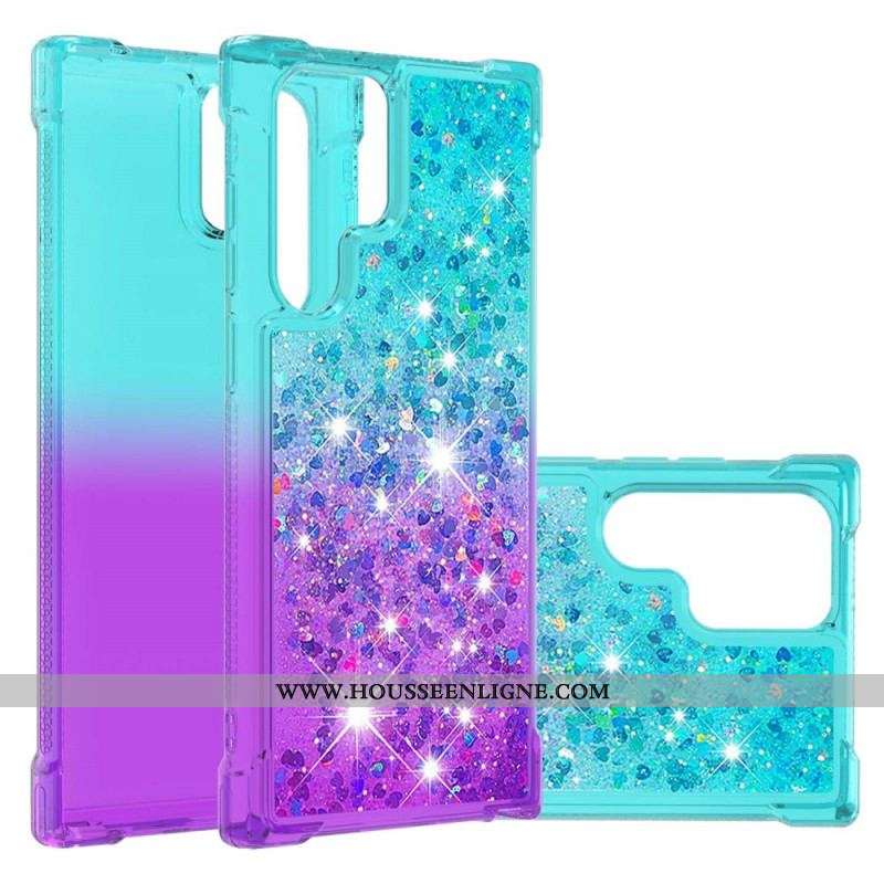 Coque Samsung Galaxy S22 Ultra 5G Paillettes Colors