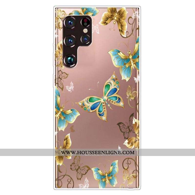 Coque Samsung Galaxy S22 Ultra 5G Papillons Design