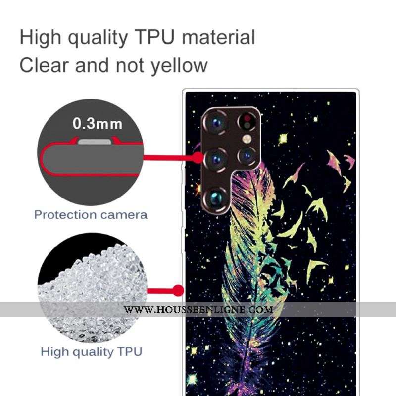 Coque Samsung Galaxy S22 Ultra 5G Plume