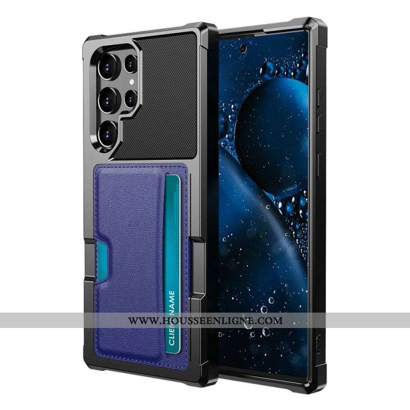 Coque Samsung Galaxy S22 Ultra 5G Porte-Carte Conception Support