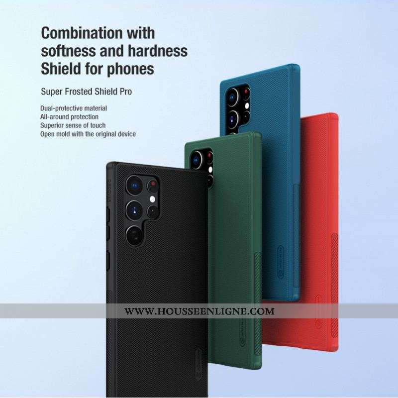 Coque Samsung Galaxy S22 Ultra 5G Rigide Givré Nillkin