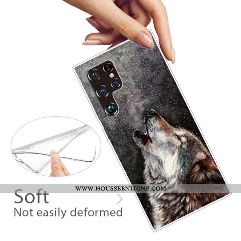 Coque Samsung Galaxy S22 Ultra 5G Sublime Loup