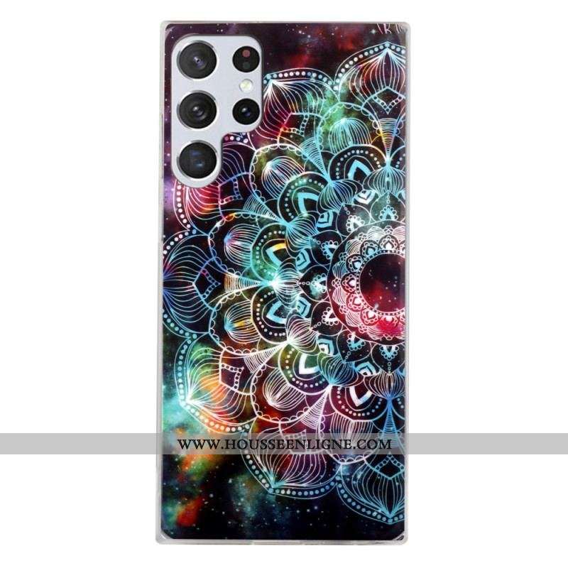 Coque Samsung Galaxy S22 Ultra 5G Série Floralies Fluorescente