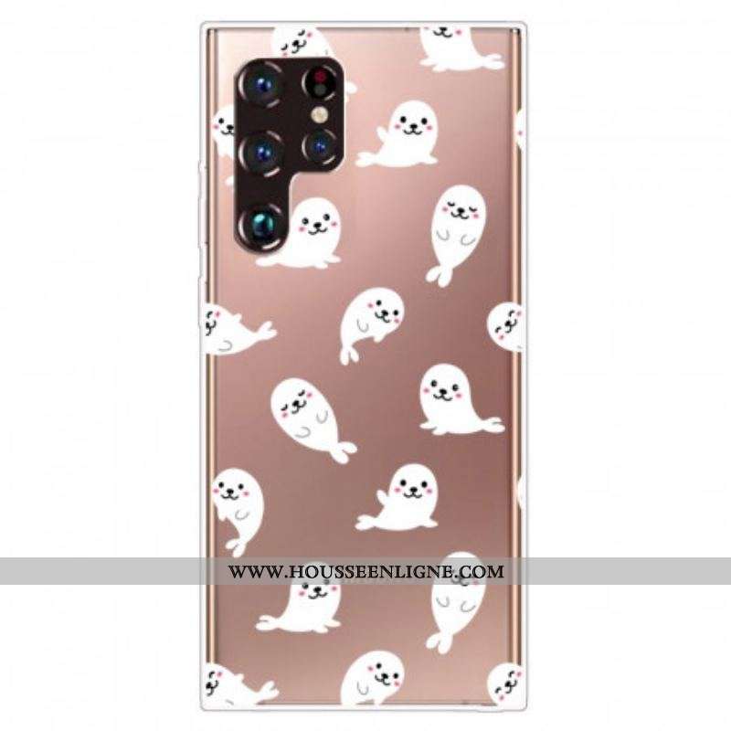 Coque Samsung Galaxy S22 Ultra 5G Top Lions des Mers