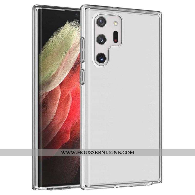 Coque Samsung Galaxy S22 Ultra 5G Transparente Hybride Colorée