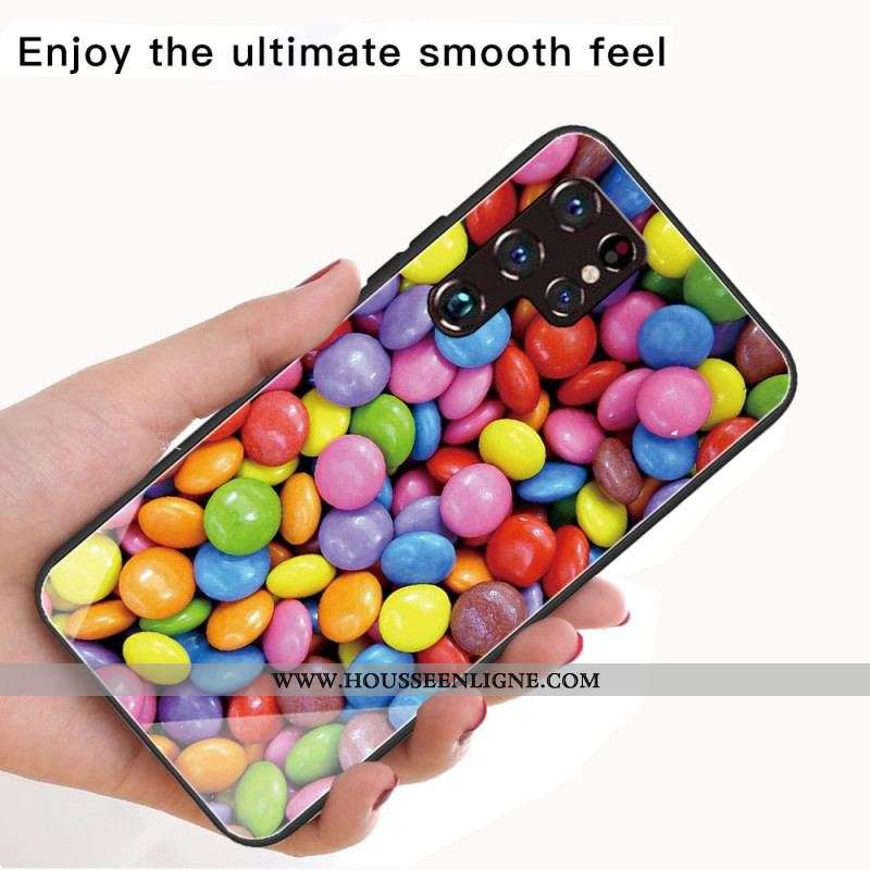 Coque Samsung Galaxy S22 Ultra 5G Verre Trempé Bonbons