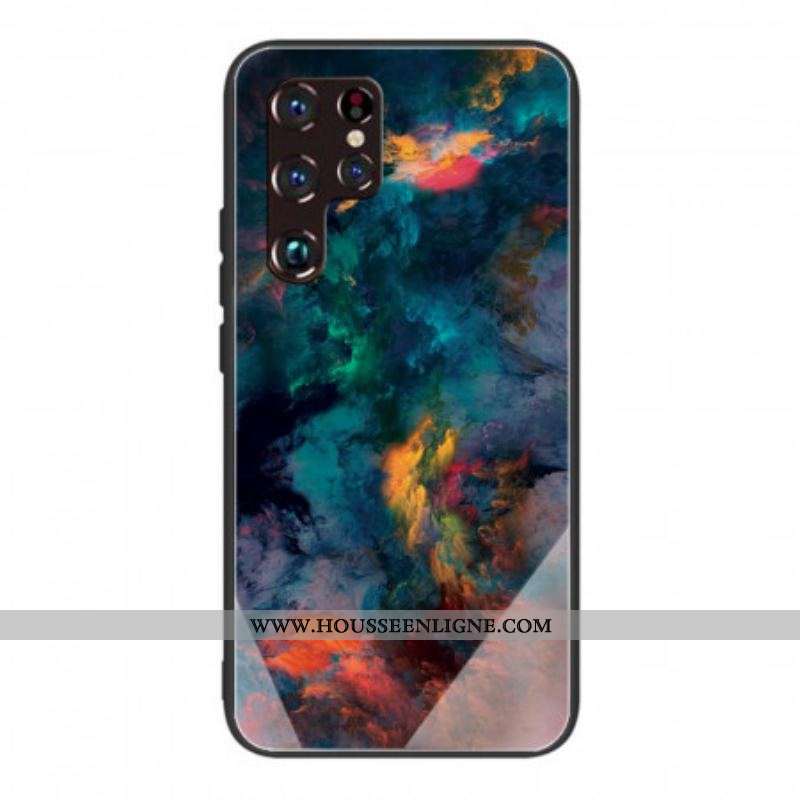 Coque Samsung Galaxy S22 Ultra 5G Verre Trempé Ciel