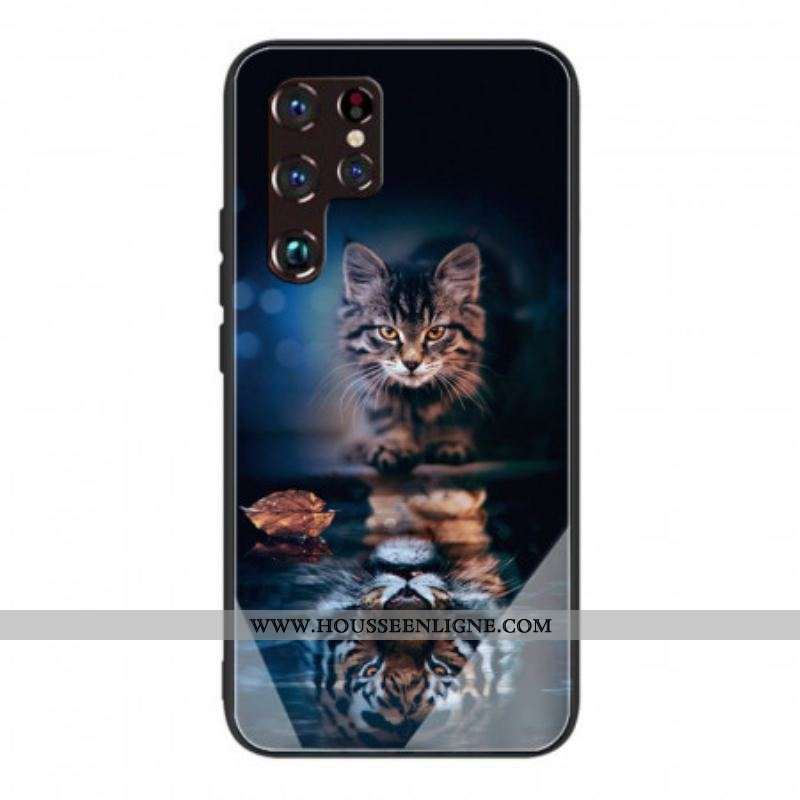 Coque Samsung Galaxy S22 Ultra 5G Verre Trempé Mon Tigre