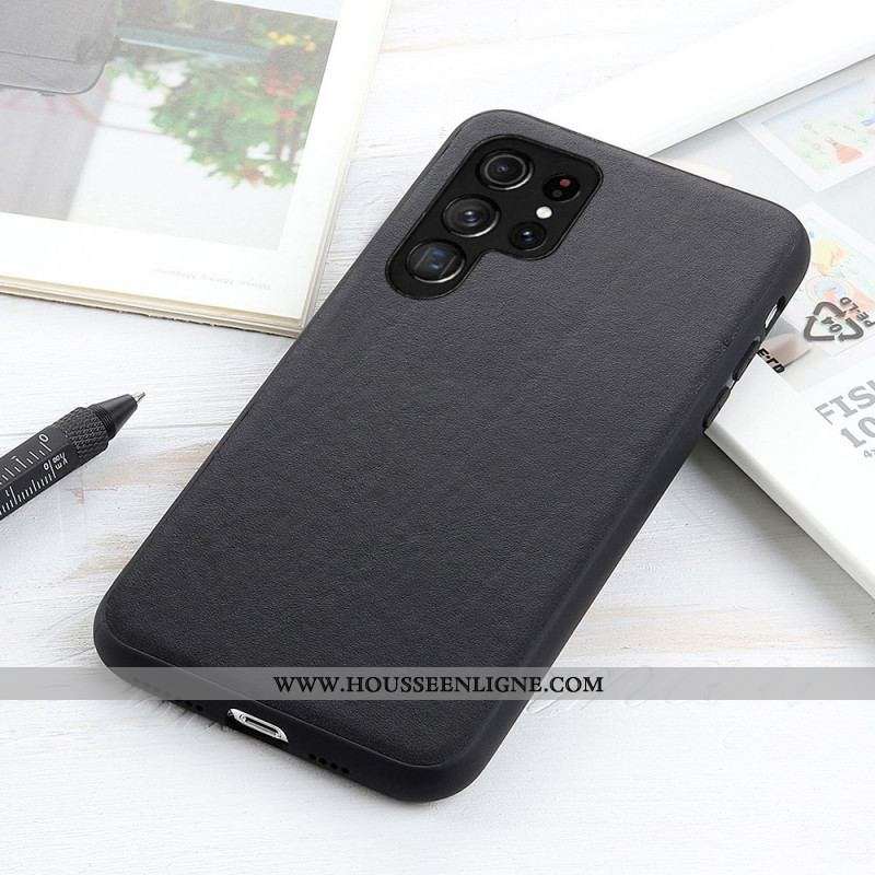 Coque Samsung Galaxy S22 Ultra 5G Véritable Cuir Business