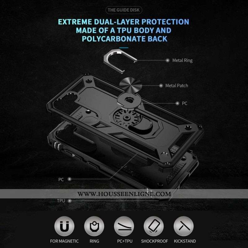 Coque Samsung Galaxy S23 5G Anneau Premium