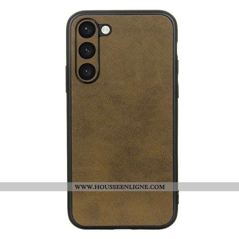 Coque Samsung Galaxy S23 5G Effet Cuir Look Raffiné