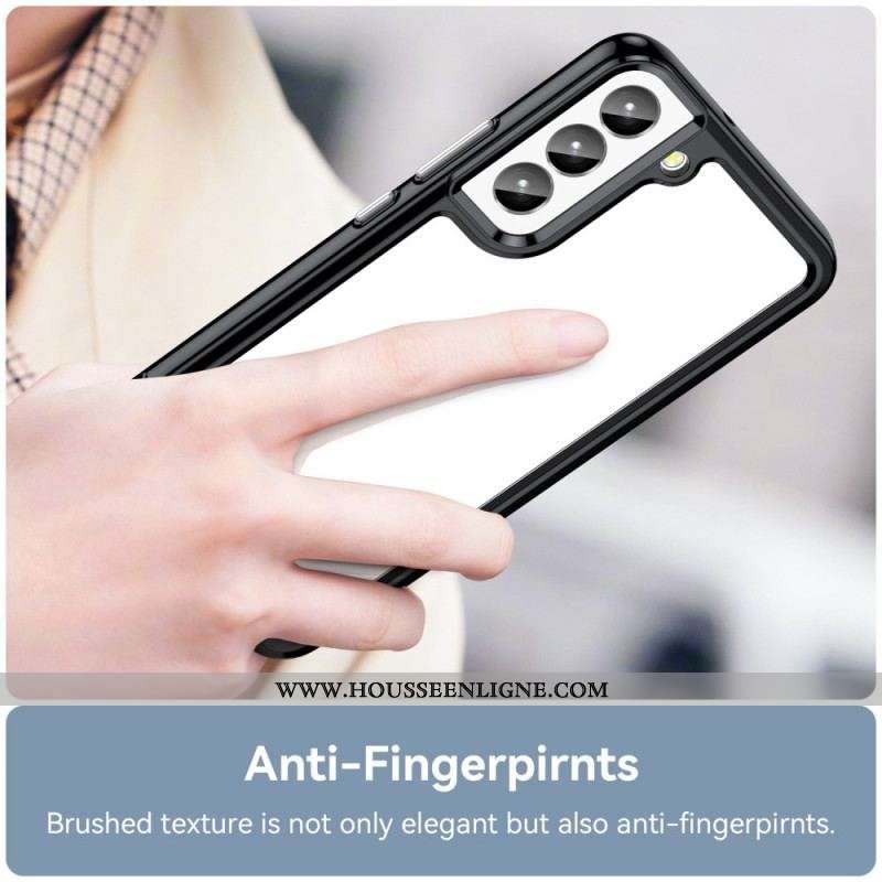 Coque Samsung Galaxy S23 5G Hybride Rebords Colorés