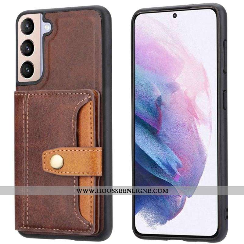 Coque Samsung Galaxy S23 5G Porte Cartes Support Sangle