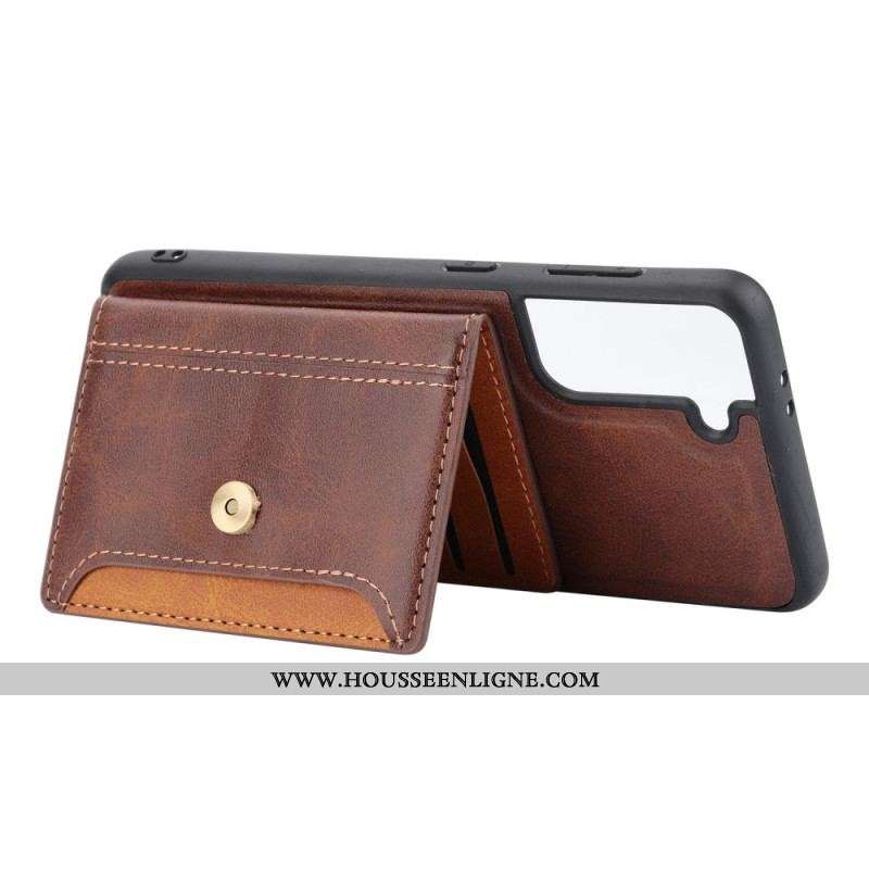 Coque Samsung Galaxy S23 5G Porte Cartes Support Sangle