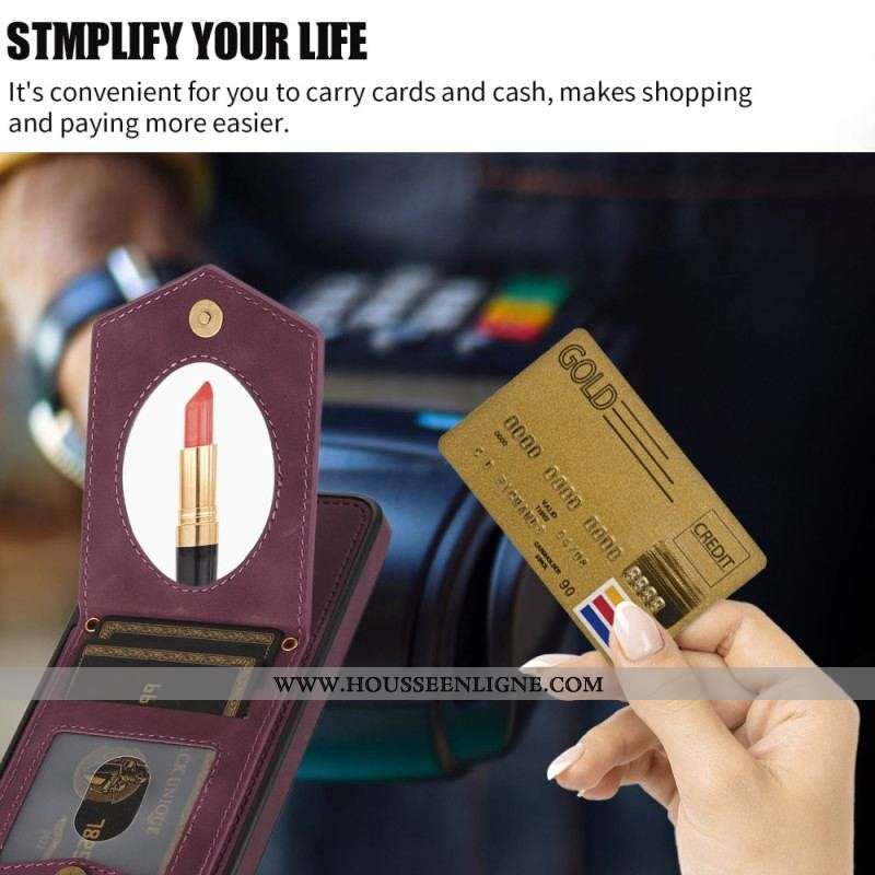 Coque Samsung Galaxy S23 5G RFID Porte-Cartes avec Bandoulière