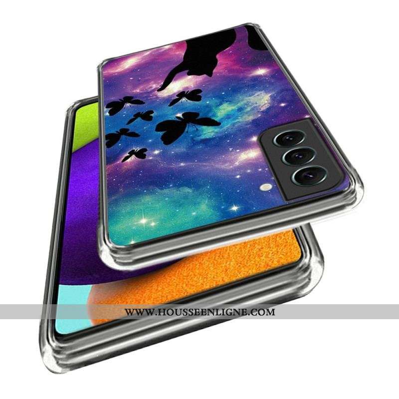 Coque Samsung Galaxy S23 5G Silicone Chat en Espace
