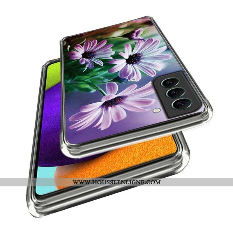 Coque Samsung Galaxy S23 5G Silicone Florale