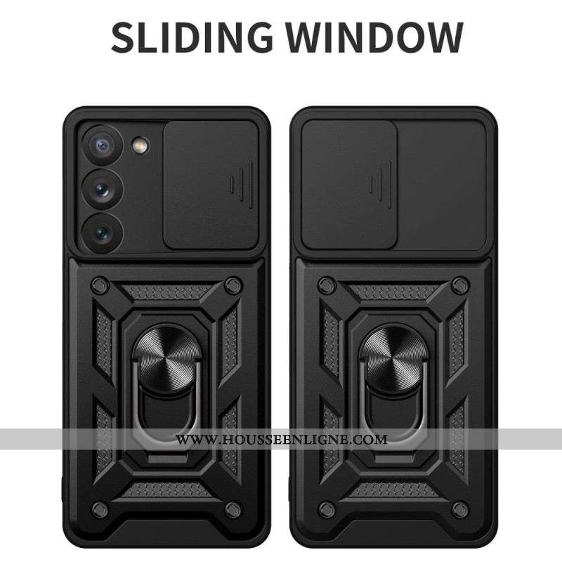 Coque Samsung Galaxy S23 5G Support et Protège-Lentilles