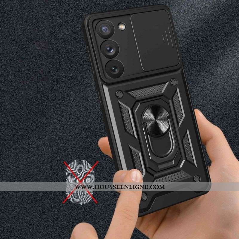 Coque Samsung Galaxy S23 5G Support et Protège-Lentilles