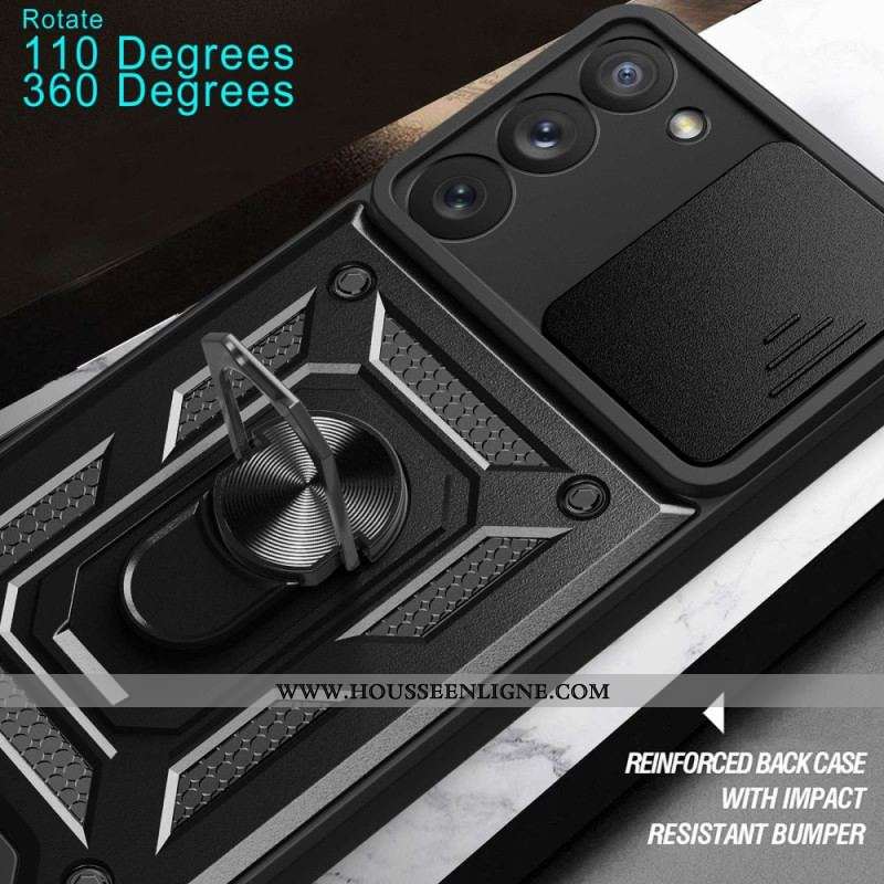 Coque Samsung Galaxy S23 5G Support et Protège-Lentilles